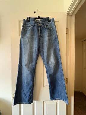 Vintage Guess Jeans Style X73307A Men's Blue Denim Bootcut Jeans Size 33